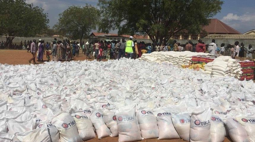 Tika’dan Güney Sudan’a Gıda Yardımı