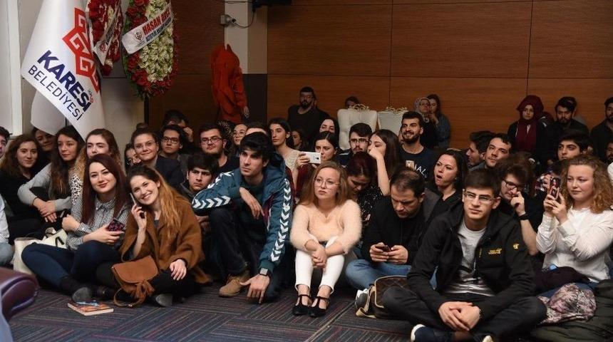 Karesi&rsquo;de İlber Ortaylı İzdihamı