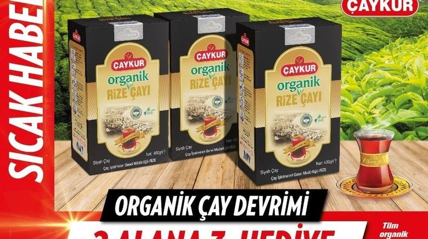 &Ccedil;aykur&rsquo;dan Organik &Ccedil;ay Devrimi