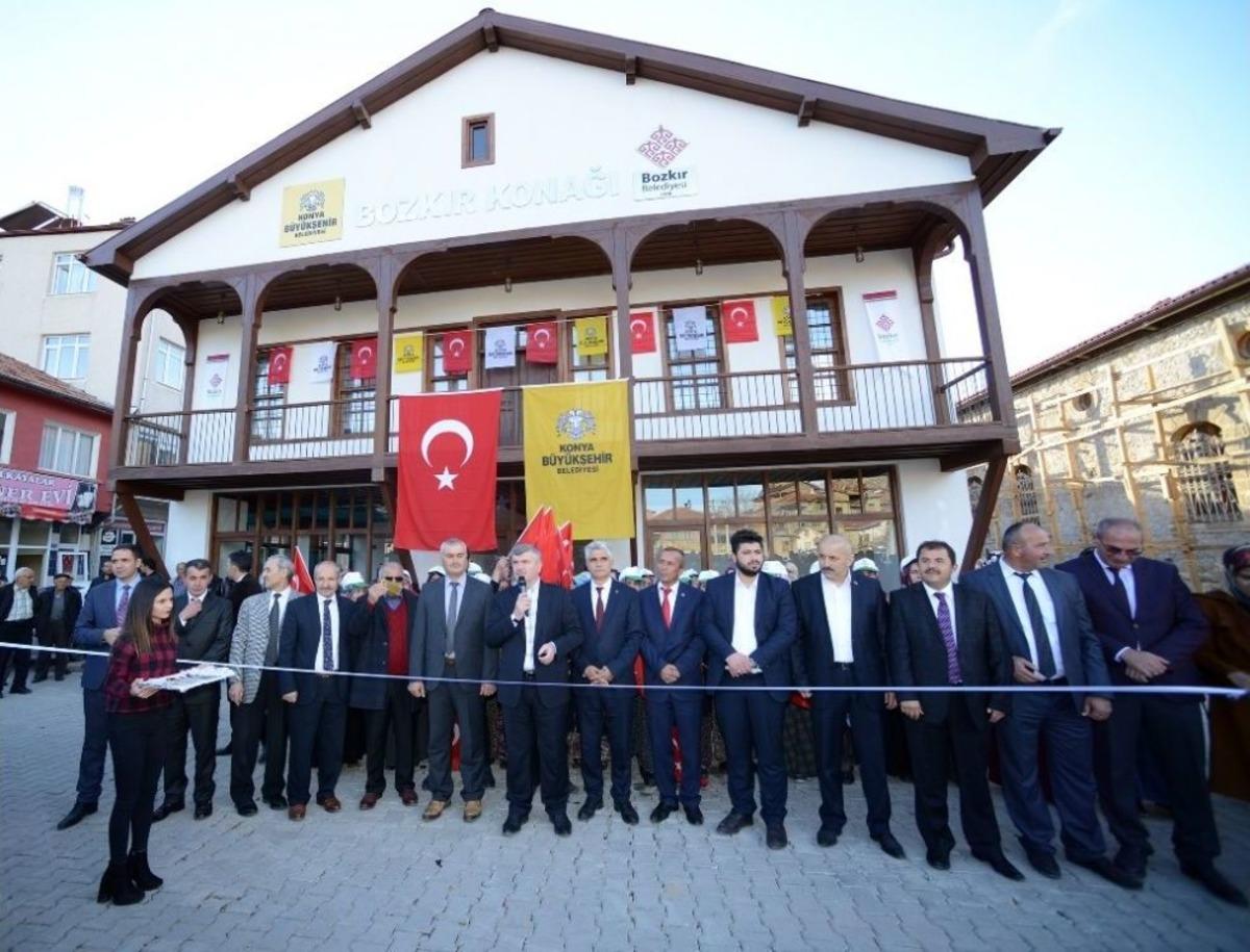 Başkan Aky&uuml;rek, Bozkır Yatırımlarını İnceledi