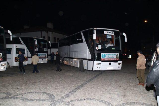 Akşehir’den, Çanakkale’ye Üçüncü Kafile Dualarla Uğurlandı