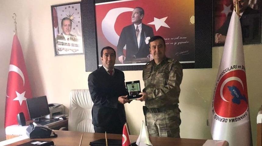 Tuğgeneral Özfidan’dan Başkan Kahraman’a Ziyaret