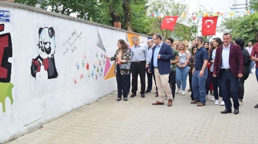 G&ouml;lyaka Myo &Ouml;ğrencileri G&ouml;lyaka&rsquo;yı Renklendirdi