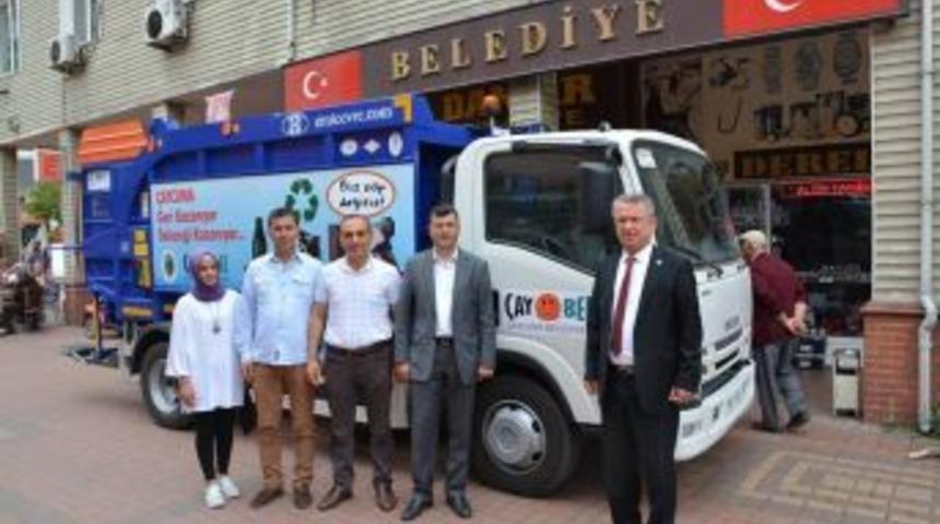 &Ccedil;aycuma&rsquo;da Ambalaj Atıkları Toplama Aracı Satın Alındı