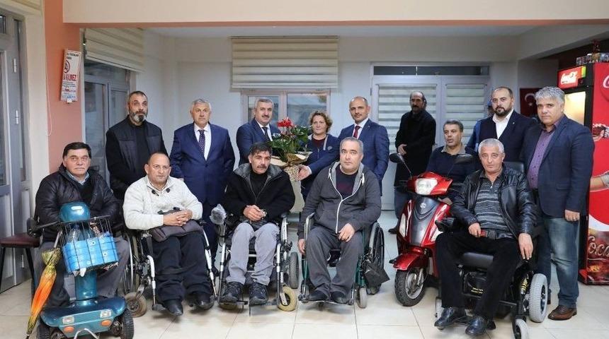 Başkan Baran&rsquo;dan Engellilerle Buluştu