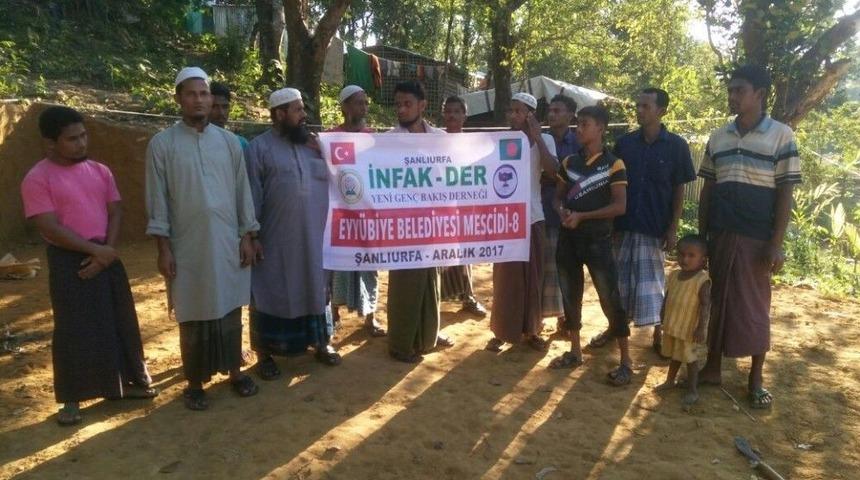 Eyy&uuml;biye Belediyesi Arakan&rsquo;da Mescit Yapıyor