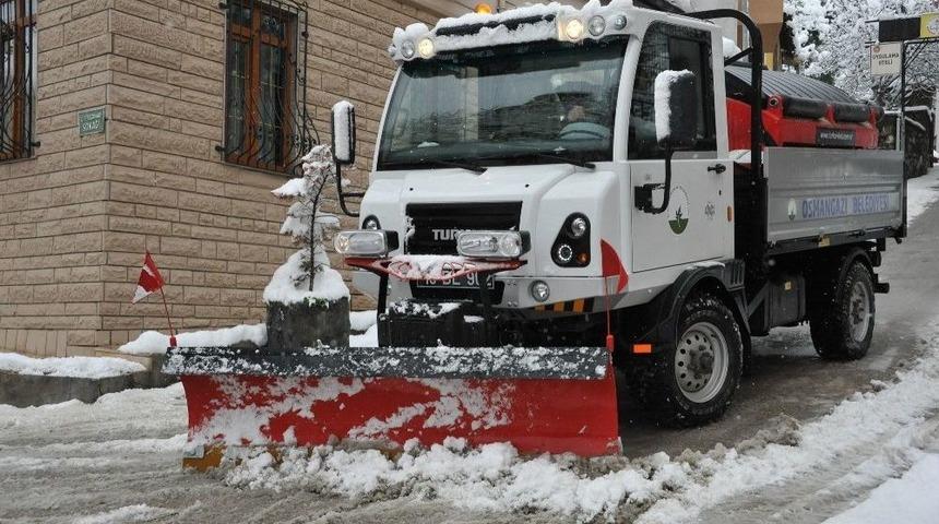 Osmangazi Karla M&uuml;cadeleye Hazır