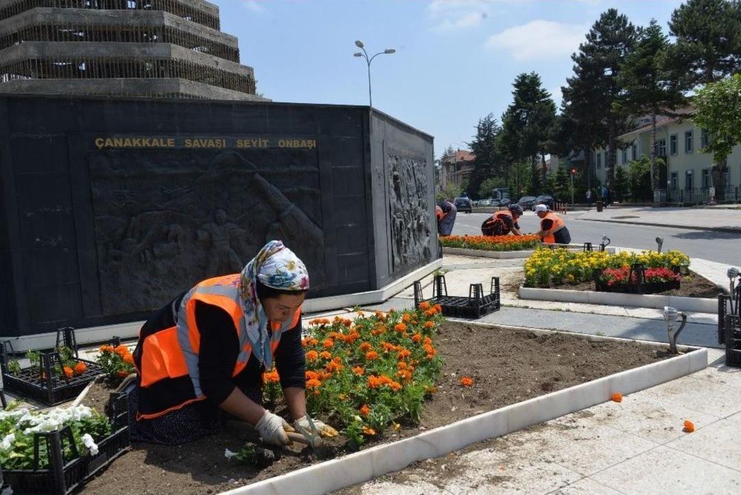 Boz&uuml;y&uuml;k &Ccedil;i&ccedil;eklerle Kaplanıyor