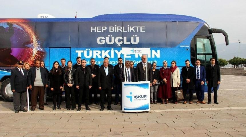 İşkur İstihdam Otob&uuml;s&uuml; İskenderun&rsquo;da