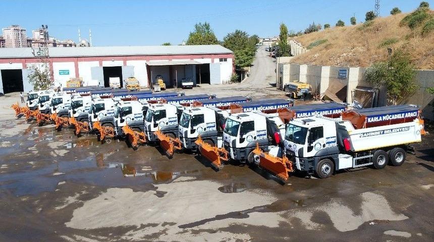 Şahinbey Belediyesi Zorlu Kış Şartlarına Hazır