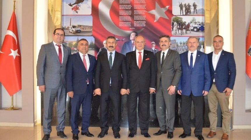 Etb Yönetiminden İl Emniyet Müdürlüğüne Ziyaret