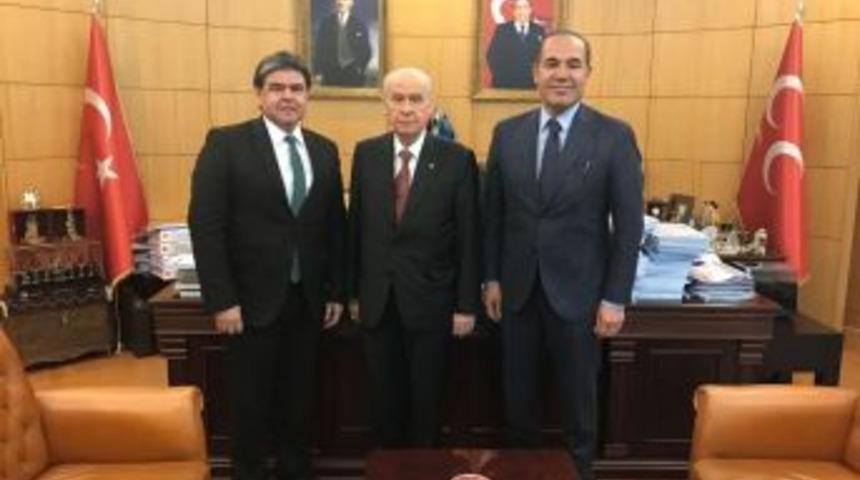 Mhp Lideri Bah&ccedil;eli&rsquo;ye Adana&rsquo;dan Hazırız Ziyareti