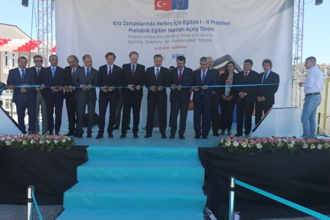 Avrupa Birliği&rsquo;nden Nizip M&uuml;lteci Kampı&rsquo;na İlkokul