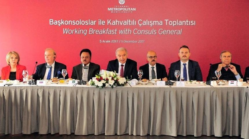 Başkan Uysal, Başkonsoloslarla Bir Araya Geldi