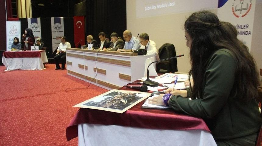 Elazığ&rsquo;da Liseler Arası M&uuml;nazara Yarışması