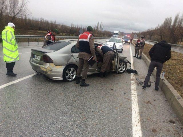 Sungurlu’da Trafik Kazası: 2 Yaralı