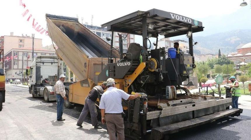 Manisa&rsquo;da 55 Bin Metre Kare Asfalt Yenilendi