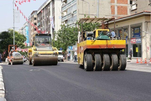 Manisa’da 55 Bin Metre Kare Asfalt Yenilendi