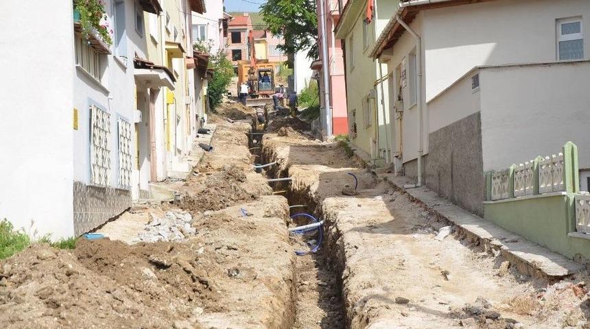 Boz&uuml;y&uuml;k&rsquo;te Alt Yapı &Ccedil;alışmaları