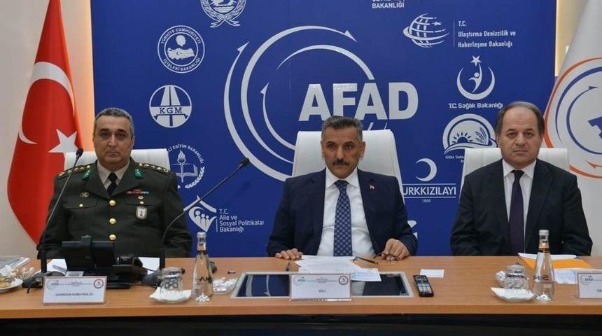 İl Afet Ve Acil Durum Koordinasyon Kurulu Toplantısı