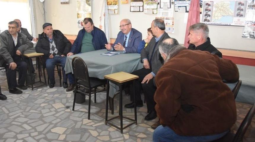 Başkan Albayrak &Ccedil;ayla&rsquo;da Vatandaşlarla Bir Araya Geldi