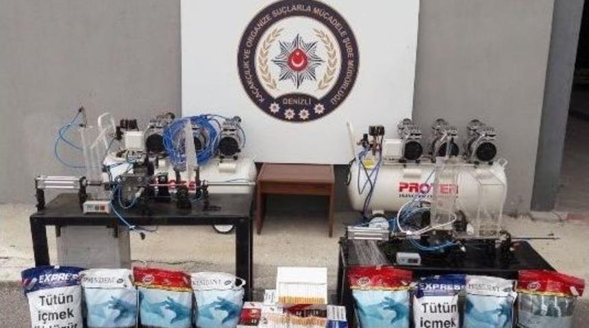 Kaçak Sigara İçin Elektronik Tütün Doldurma Makinesi Yaptırmışlar