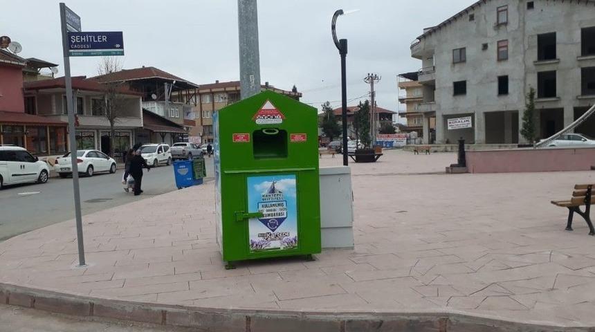 Kartepe&rsquo;de Tekstil Konteynerleri Dağıtılıyor