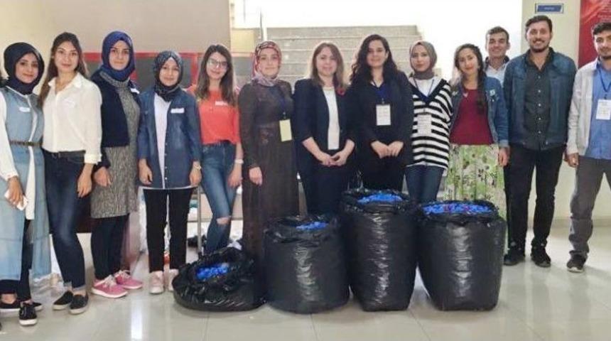Ga&uuml;n Eğitim Fak&uuml;ltesi&rsquo;nden Mavi Kapak Toplama Projesi