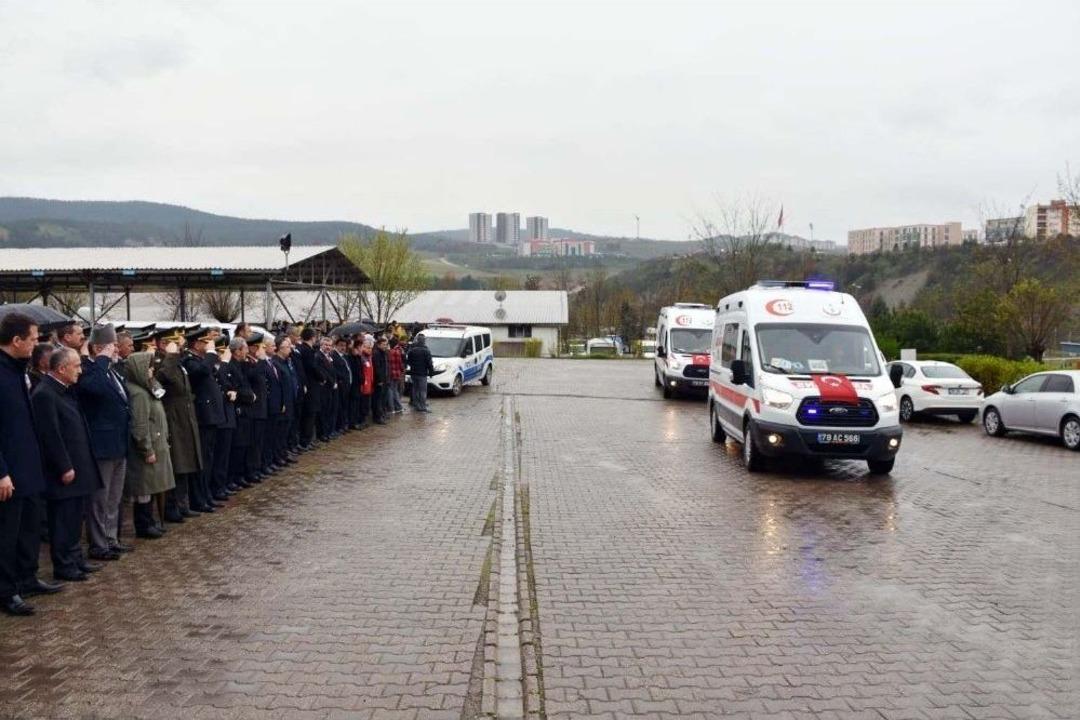 Karab&uuml;k Şehitlerini Uğurluyor
