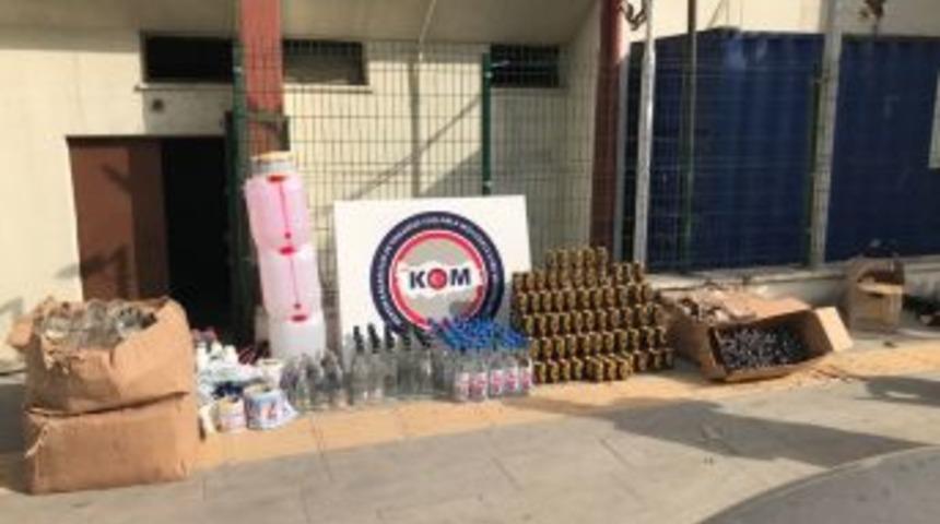 Mersin&rsquo;de Sahte İ&ccedil;ki Operasyonu