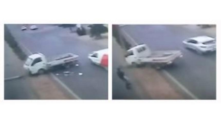 Kamyonetin Altında Kalmaktan Bir Adım İle Kurtuldu