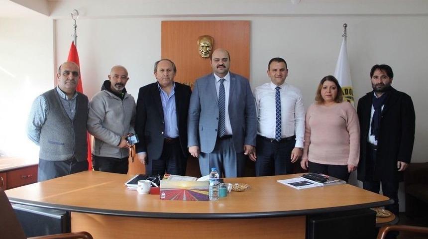 Başkan Orhan&rsquo;dan Basın Stk&rsquo;larına Ziyaret