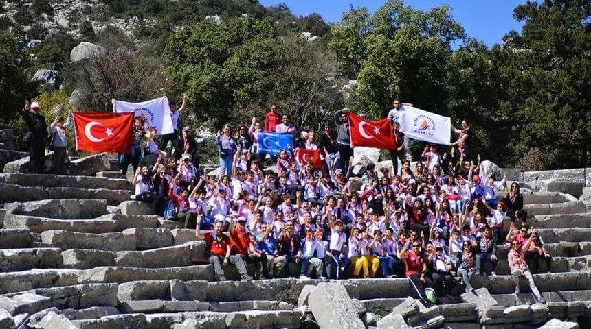 &Ouml;ğrencilere Termessos Antik Kentinde İzcilik Eğitimi
