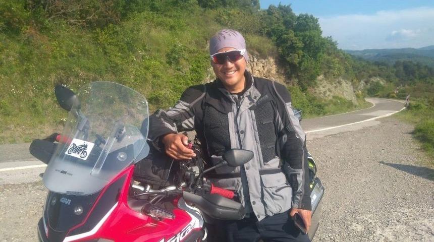 Singapur&rsquo;dan Yola &Ccedil;ıktı, Motosikletiyle Kastamonu&rsquo;ya Ulaştı