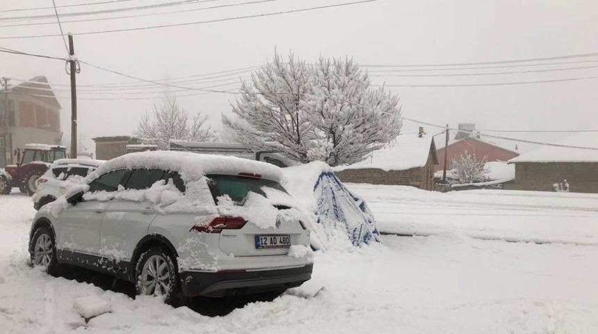 Bingöl’de Kar Yağışı Etkili Oldu