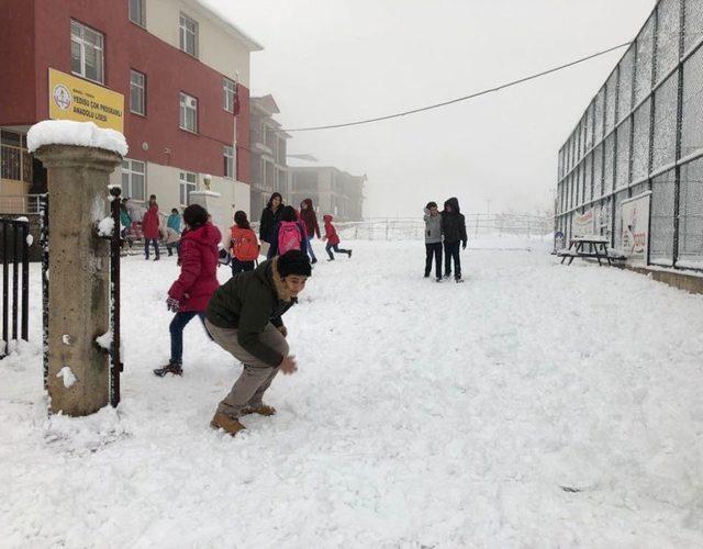 Bingöl’de Kar Yağışı Etkili Oldu