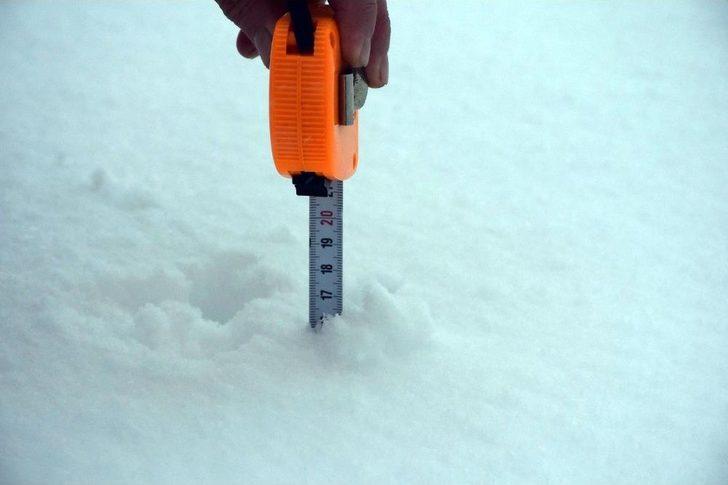 Dikmen Yaylası’nda Kar Kalınlığı 35 Santimetreye Ulaştı G1