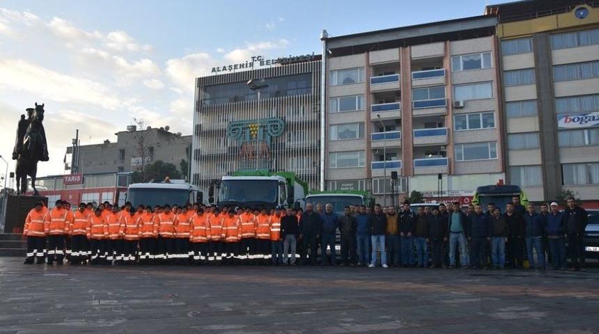 Alaşehir Belediyesi Daha Temiz Bir Kent İ&ccedil;in &Ccedil;alışıyor