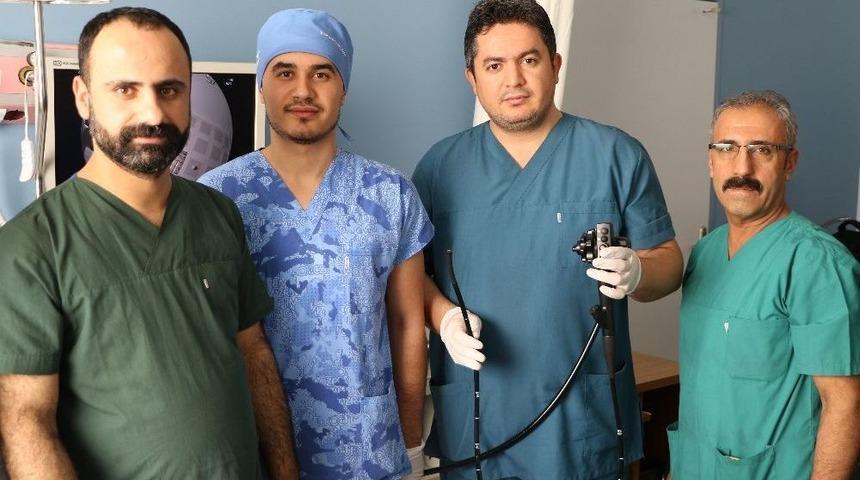 Kahta&rsquo;da Ağrısız Endoskopi Yapılıyor