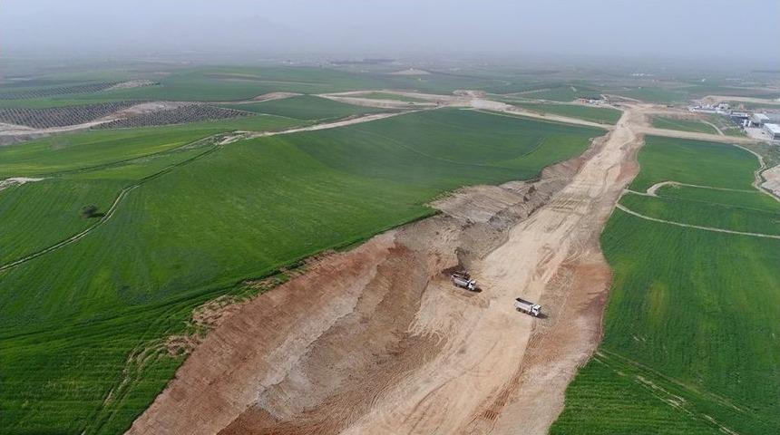 Salihli Osb 2.etapta Altyapı &Ccedil;alışmaları S&uuml;r&uuml;yor