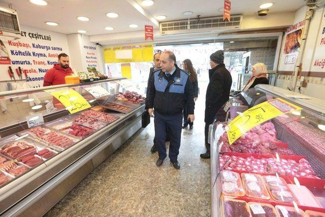 Zabıta Ekiplerinden Gıda İşletmelerine Hijyen Denetimi