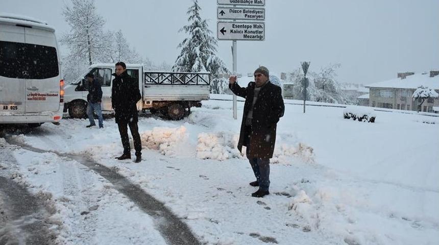 D&uuml;zce&rsquo;de Karla M&uuml;cadele &Ccedil;alışmaları S&uuml;r&uuml;yor