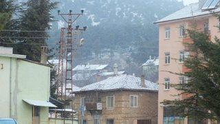 Isparta’ya Mevsimin İlk Karı Yağdı