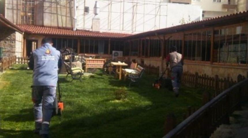 Seydişehir Belediyesi &Ccedil;im Bi&ccedil;me &Ccedil;alışmalarına Başladı