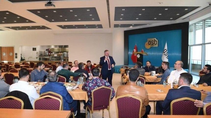 Kayseri Osb&rsquo;de Sanayici Buluşmaları Devam Ediyor