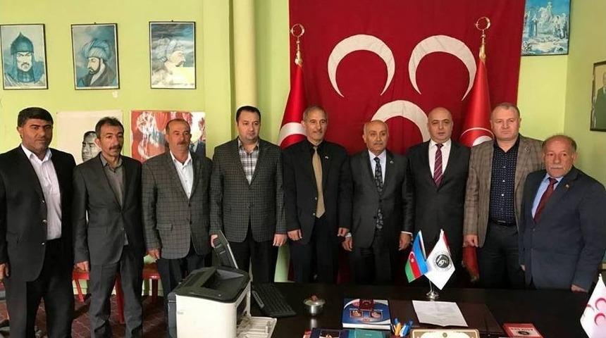 Başkan G&uuml;lbey, Mhp Gevaş Başkanı Altıntaş&rsquo;ı Ziyaret Etti