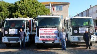 Marmaraereğlisi Belediyesine 3 Yeni Çöp Kamyonu