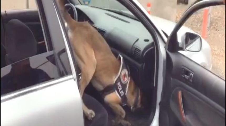 Durdurulan Araçta 1 Kilo Uyuşturucu Madde Ele Geçirildi