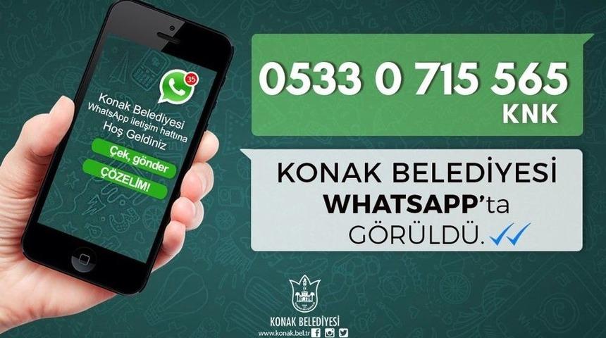 Konak Belediyesi Whatsapp&rsquo;ta
