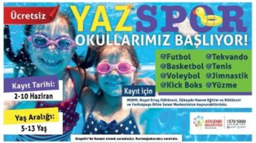 &Ccedil;ocuklar, Yazı Spor Yaparak Ge&ccedil;irecek